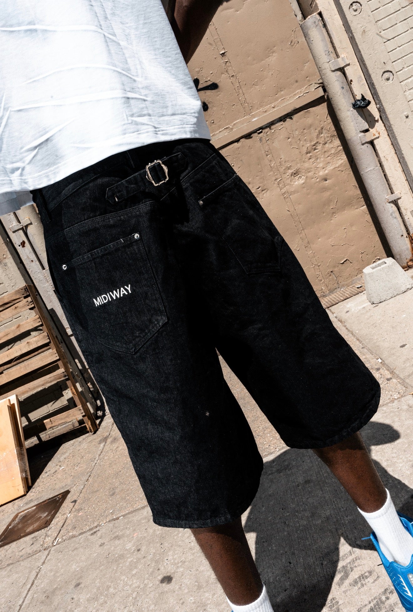Salvaged Pleated Jorts